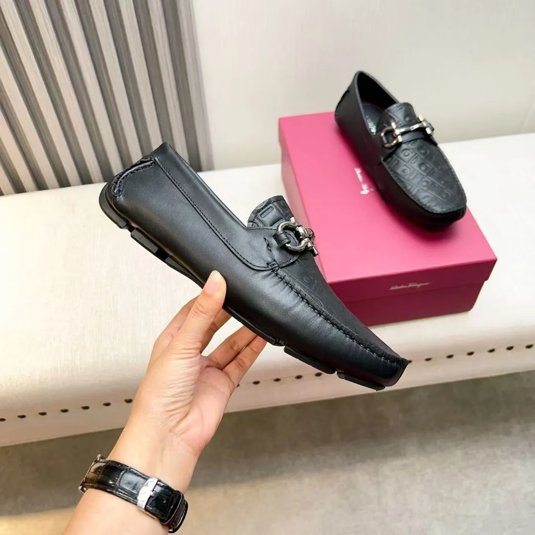 Men's men's shoes 💰620 Ferragamo new high-end quality 🔥 imported cowhide ➕ cowhide lining size 38-45